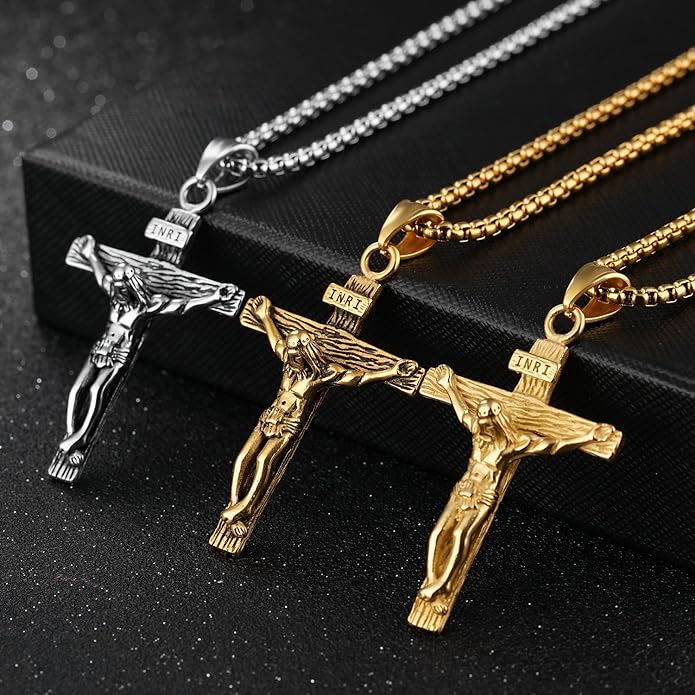 Christianartworkshop Jewelry Crucifix Pendant Charm Necklace  - image 4