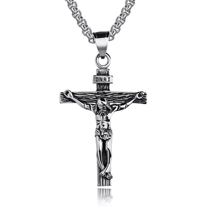Christianartworkshop Jewelry Crucifix Pendant Charm Necklace  - Silver - image 5