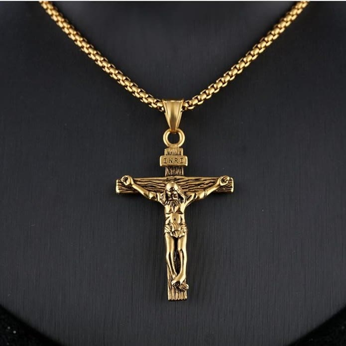 Christianartworkshop Jewelry Crucifix Pendant Charm Necklace  - image 1
