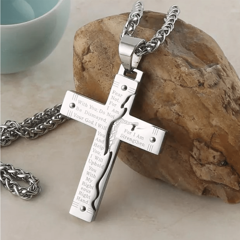 Christianartworkshop Jesus Christianartworkshop Crucifix Religion Cross Pendant Necklace - Silver - image 11