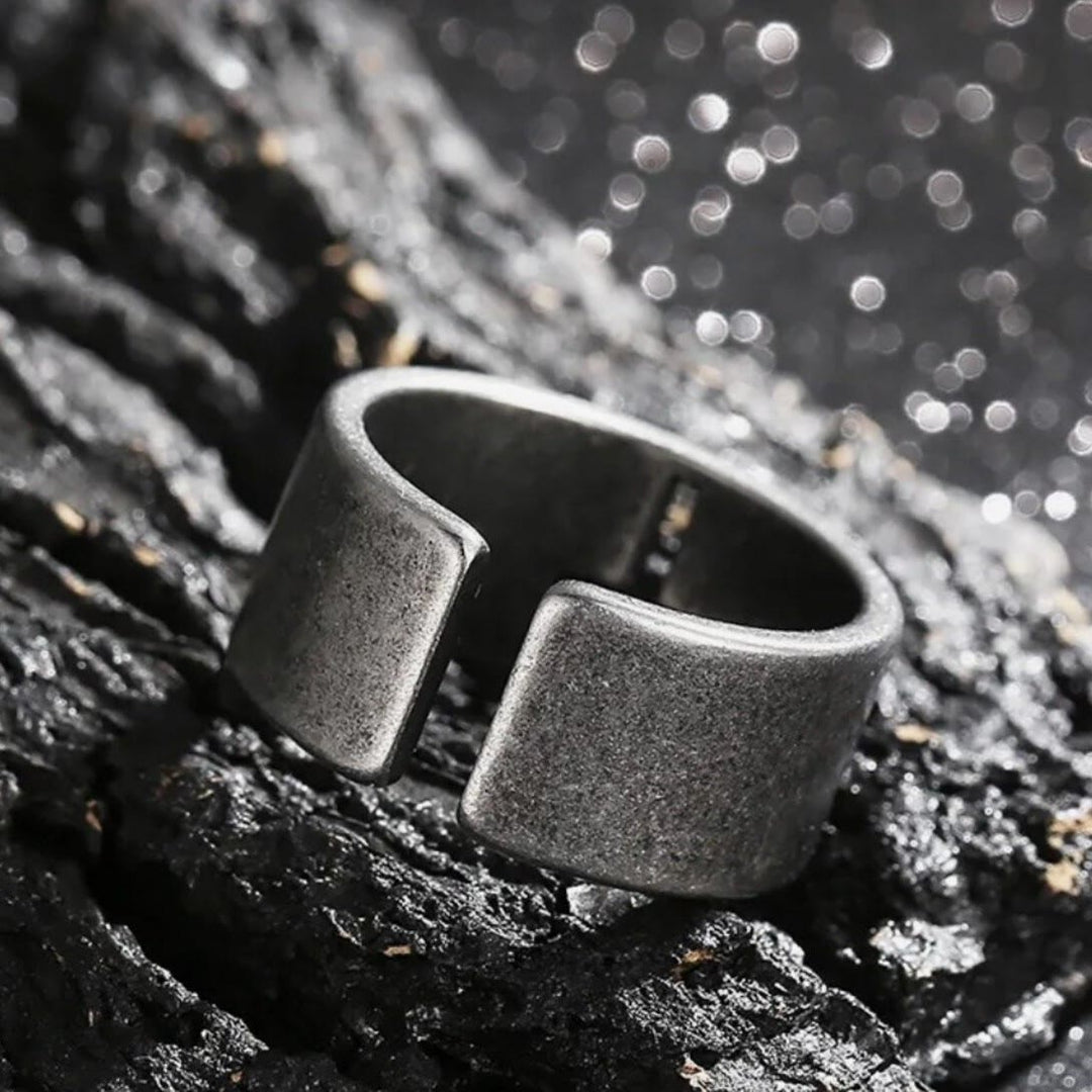 Christianartworkshop Stainless Steel Antique Punk Christianartworkshop  Cross Ring - image 10