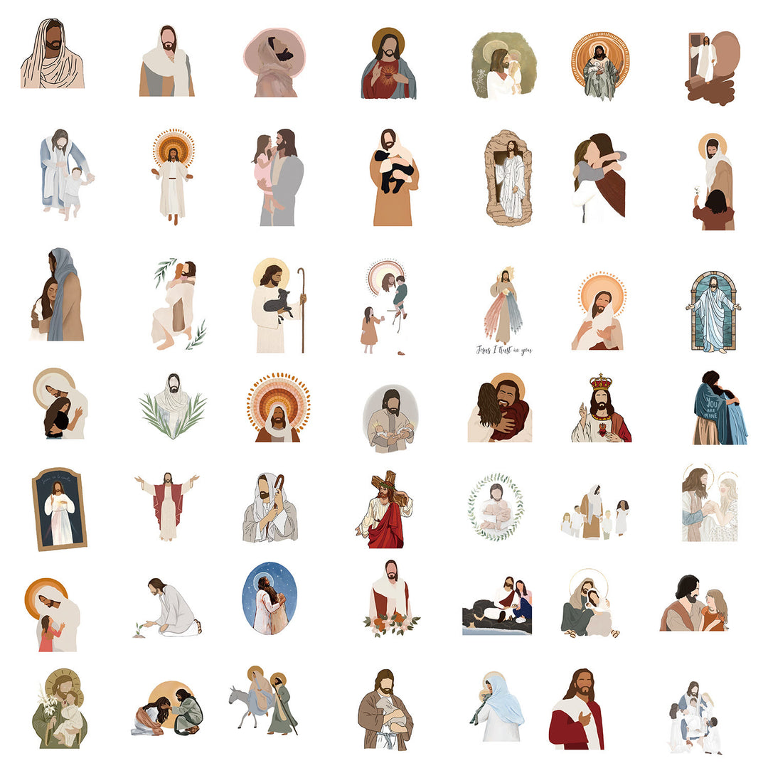 Christ Story Jesus Stickers DIY Waterproof Stickers - image 5