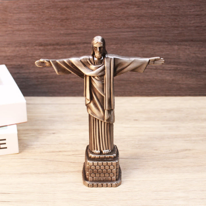 Metal Crafts Jesus Model Ornament - Grey - image 4