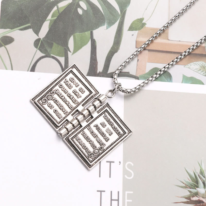 Christianartworkshop Turnable Holy Bible Pendant Christian Necklace - image 3