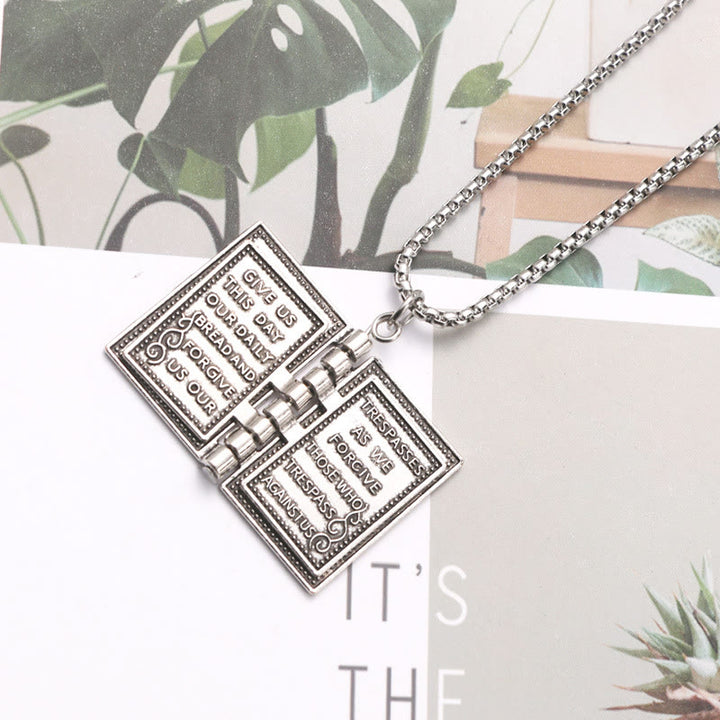 Christianartworkshop Turnable Holy Bible Pendant Christian Necklace - image 3