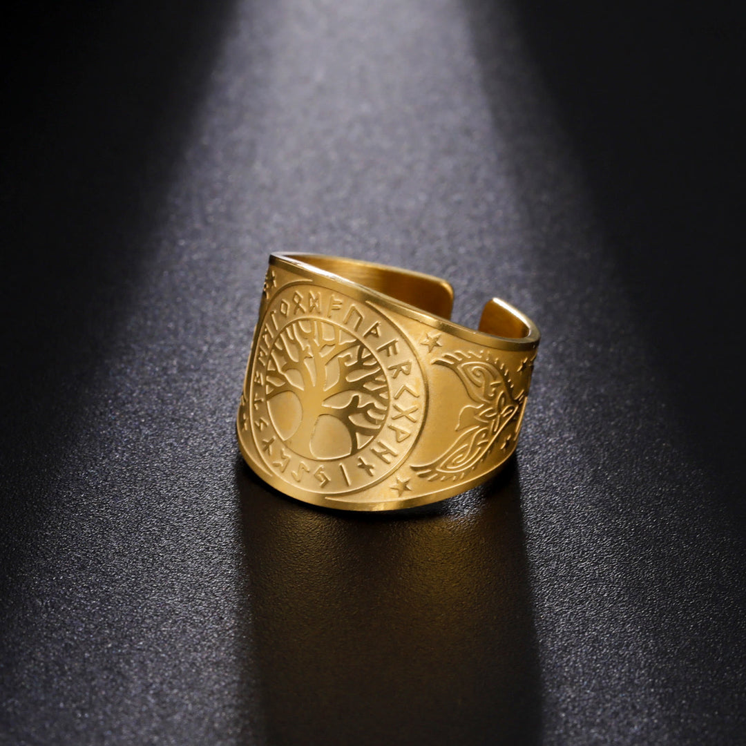 Christianartworkshop Tree of Life Bird Guardian Ring - image 1