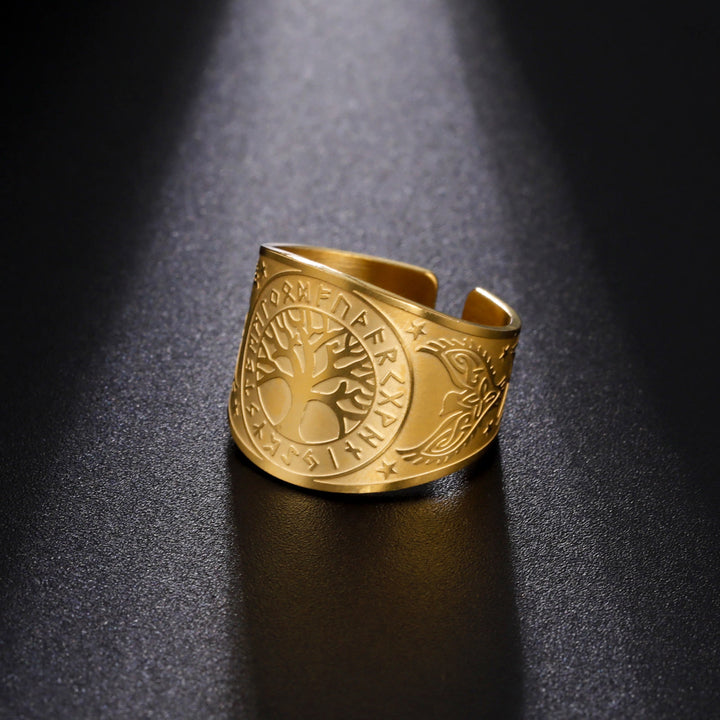 Christianartworkshop Tree of Life Bird Guardian Ring - image 1