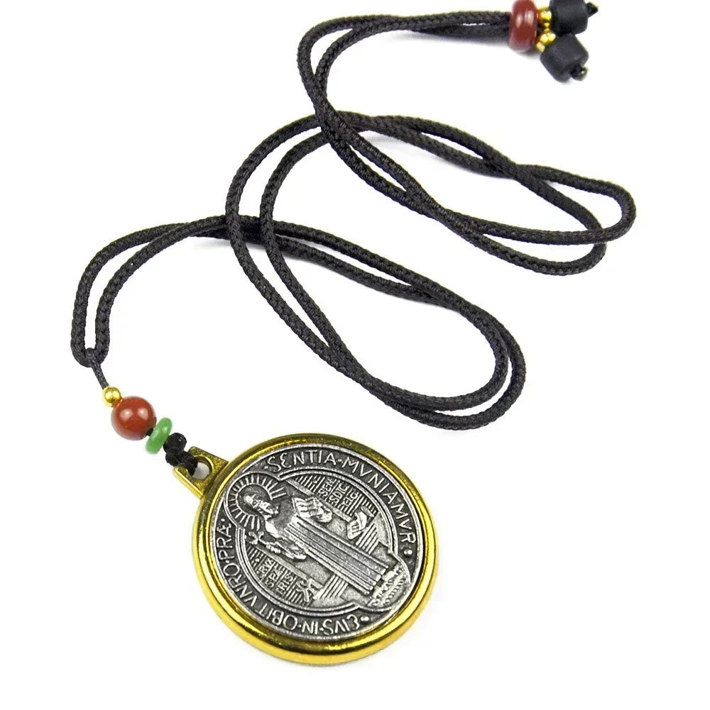 Christianartworkshop Classic St. Benedict Medallion Amulet Necklace - image 3