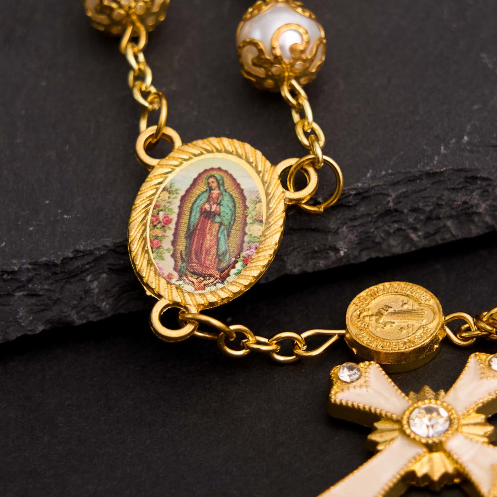 Our Lady of Guadalupe Multipurpose Graceful Bracelet Rosary - image 1