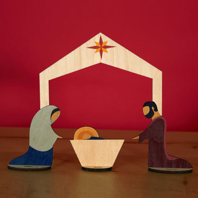 Christianartworkshop Nativity Scene Set Home Decor - image 1