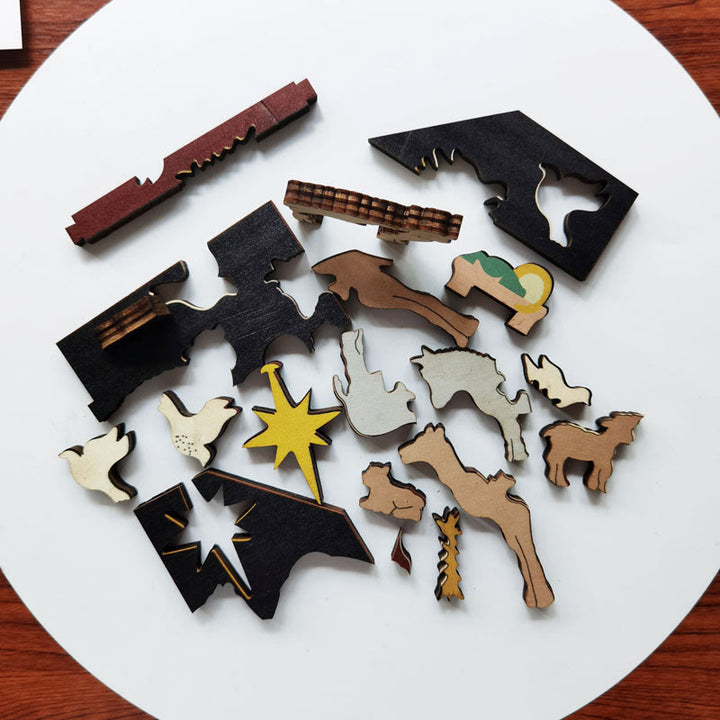 Manger Nativity Wooden Puzzle - image 2