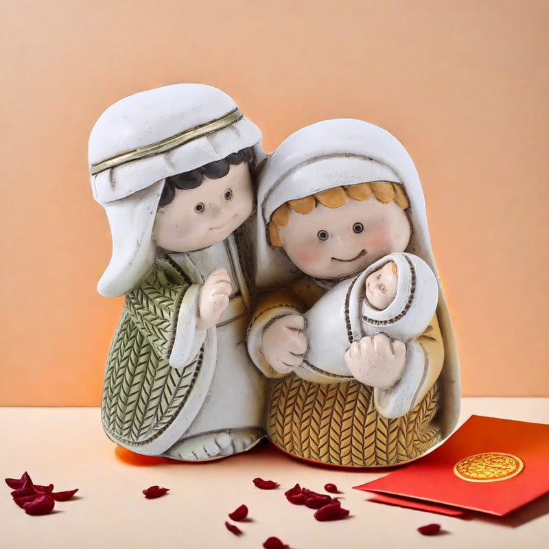 Christianartworkshop Nativity Holy Family Ornaments B - Holy Family - image 0