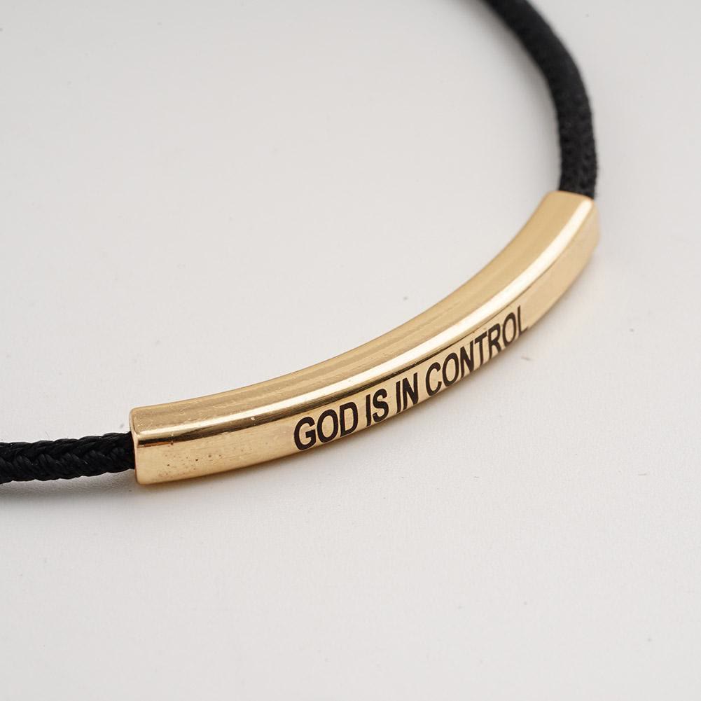 Christianartworkshop Simple Style God Blessed Adjustable String Bracelet - image 6