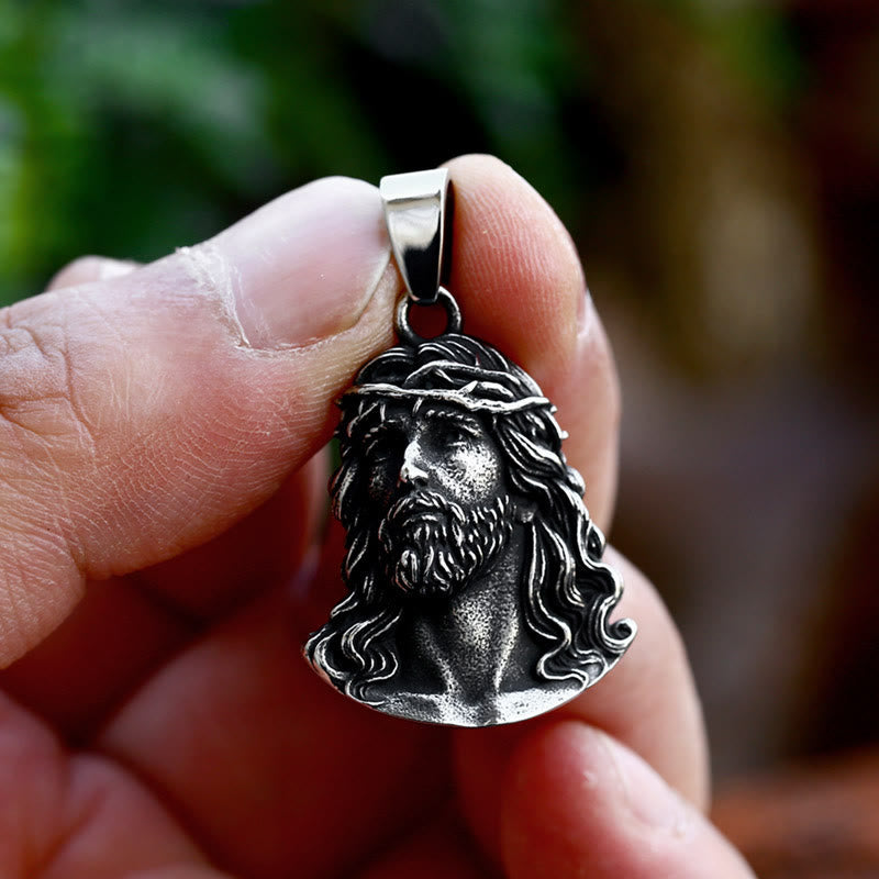 Christianartworkshop Classic Style Crafted Jesus Crown of Thorns Pendant Necklace - image 4