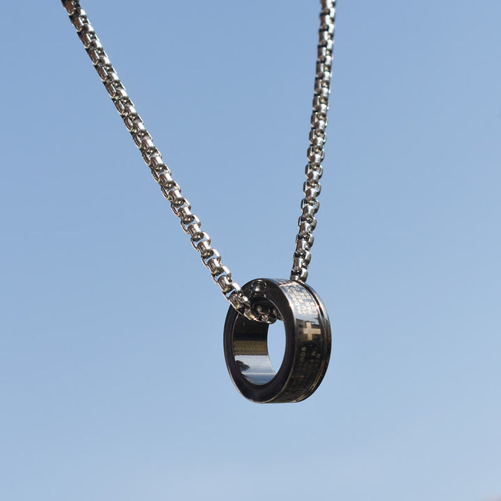 Christianartworkshop Combination Style Bible Verse Ring & Chain Necklace - image 4