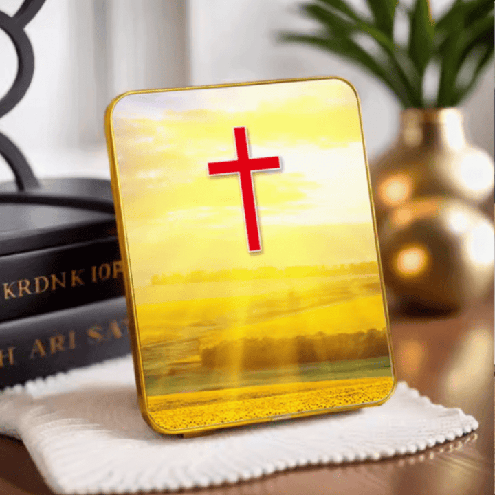 Christianartworkshop Modern Style Multi-options Cross Decorative Painting Desktop Ornaments - Style 8 - image 8