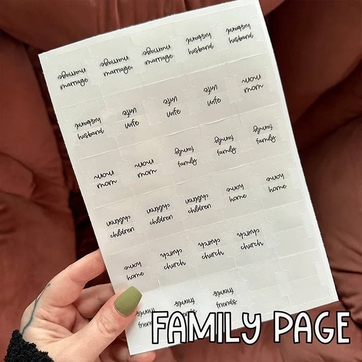 Christianartworkshop Practical Style Spiritual Feeling Prayer Bible Tabs - image 5