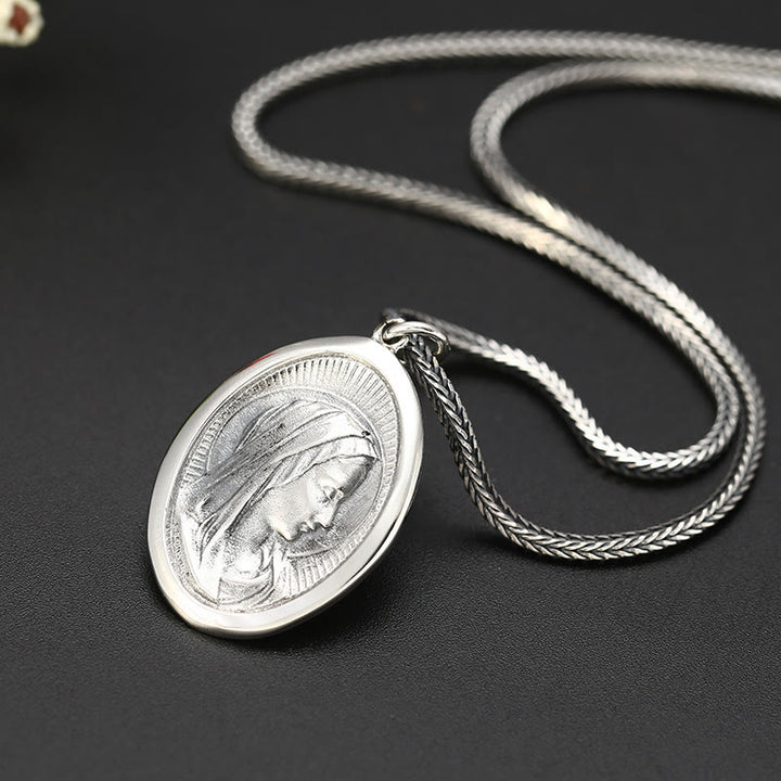 Christianartworkshop Classic Style Virgin Mary Avatar High Quality Pendant Necklace - image 2
