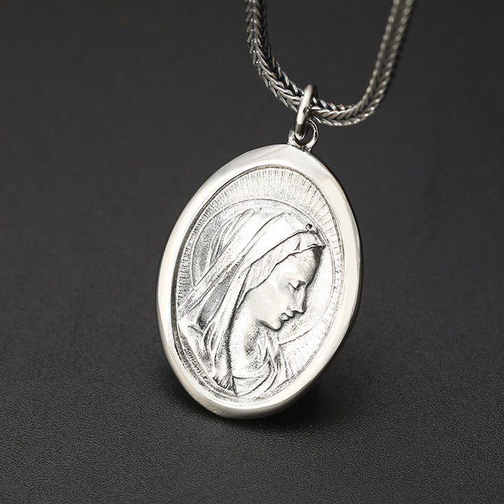 Christianartworkshop Classic Style Virgin Mary Avatar High Quality Pendant Necklace - image 3