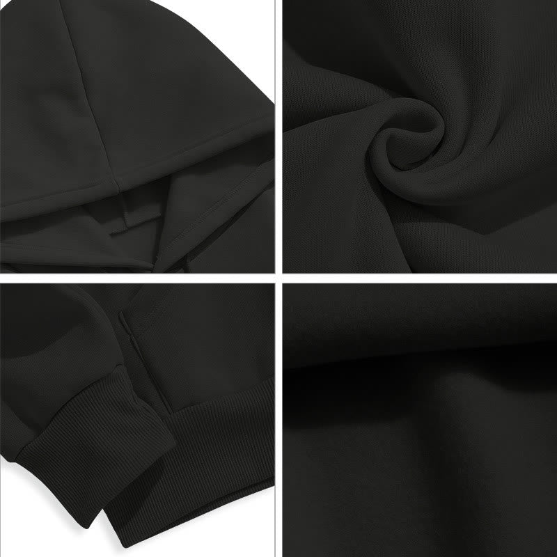 Christianartworkshop Modern Style Affirmed By God Fleece Lined Polyester Hoodie - image 9