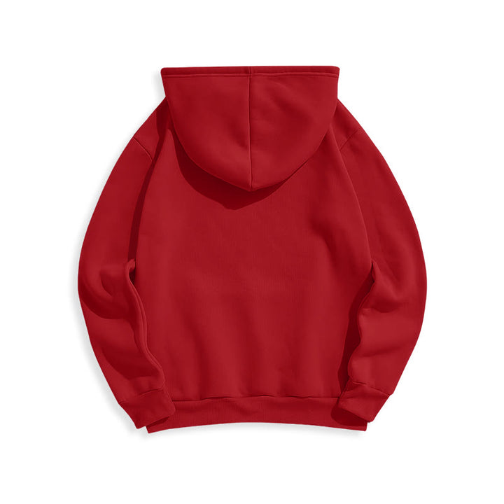 Christianartworkshop Quotation Style Christ Strengthens Me Fleece Lined Polyester Hoodie - image 36