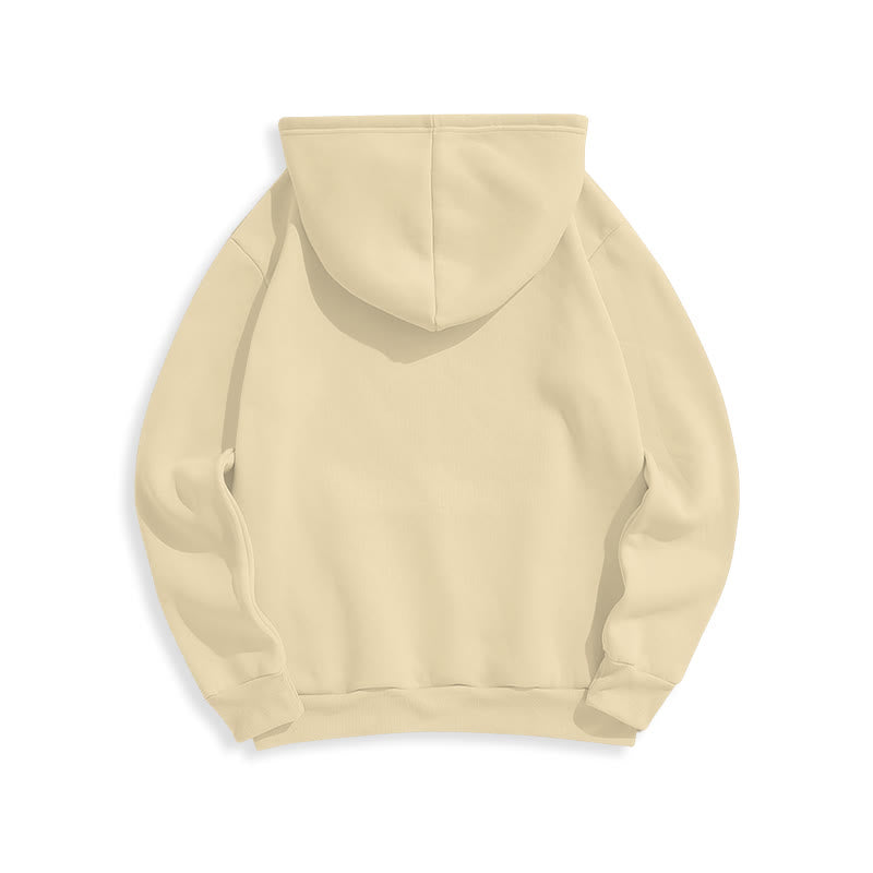 Christianartworkshop Classic Style Yeshua He Saves Fleece Lined Polyester Hoodie