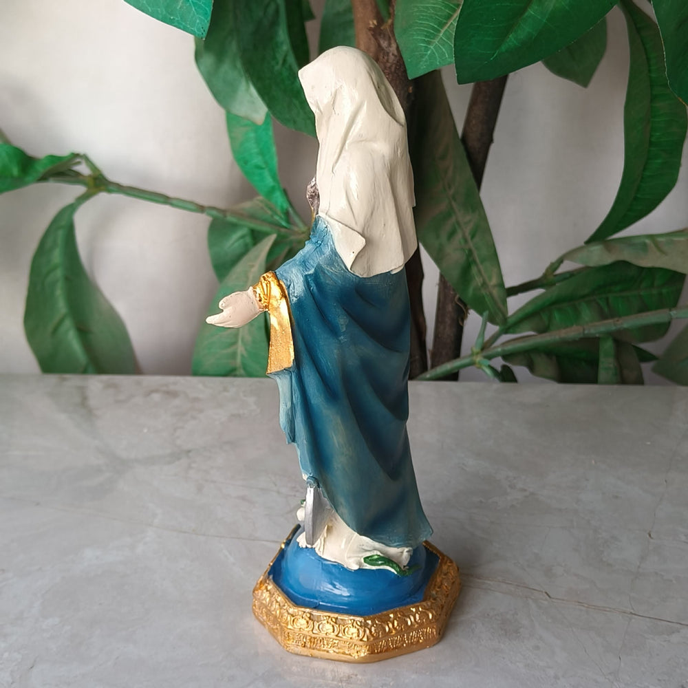 Christianartworkshop Classic Style Virgin Mary Miraculous Medal Desktop Decorations Ornament - image 1