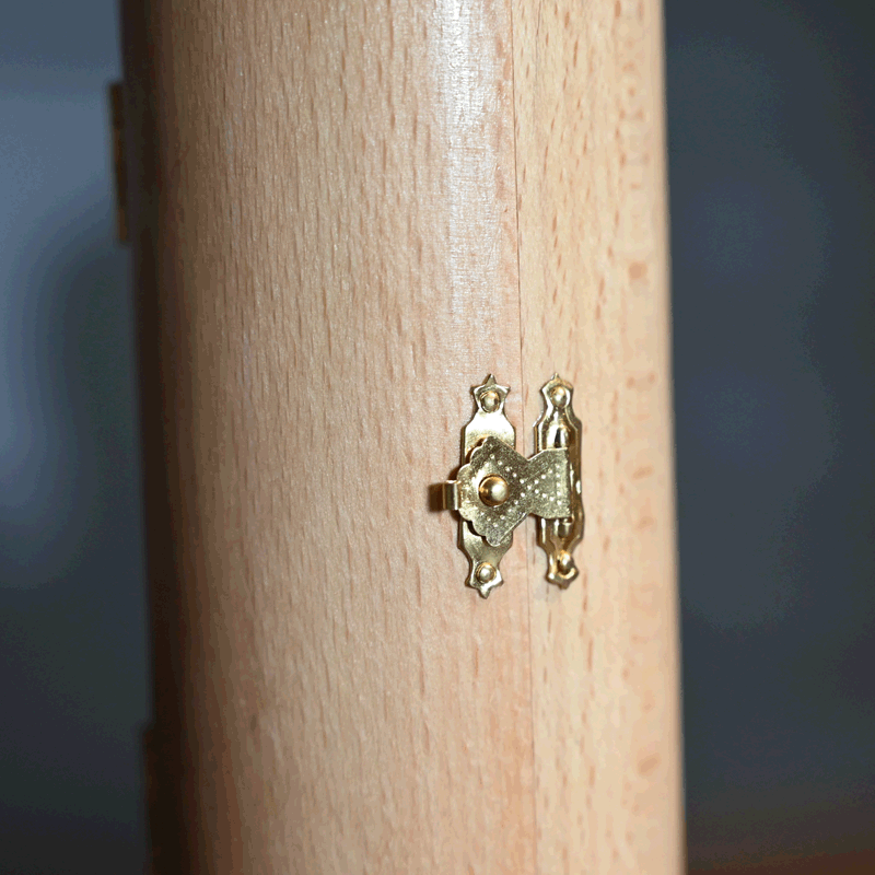 Christianartworkshop Classic Style Openable Wooden Cylinder Jesus Figure Desktop Decorations Ornament