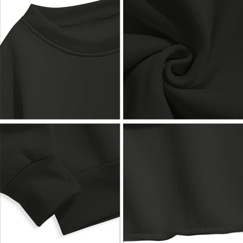 Christianartworkshop Modern Style Prayer Connection To God Fleece Lined Polyester Sweatshirt - image 9