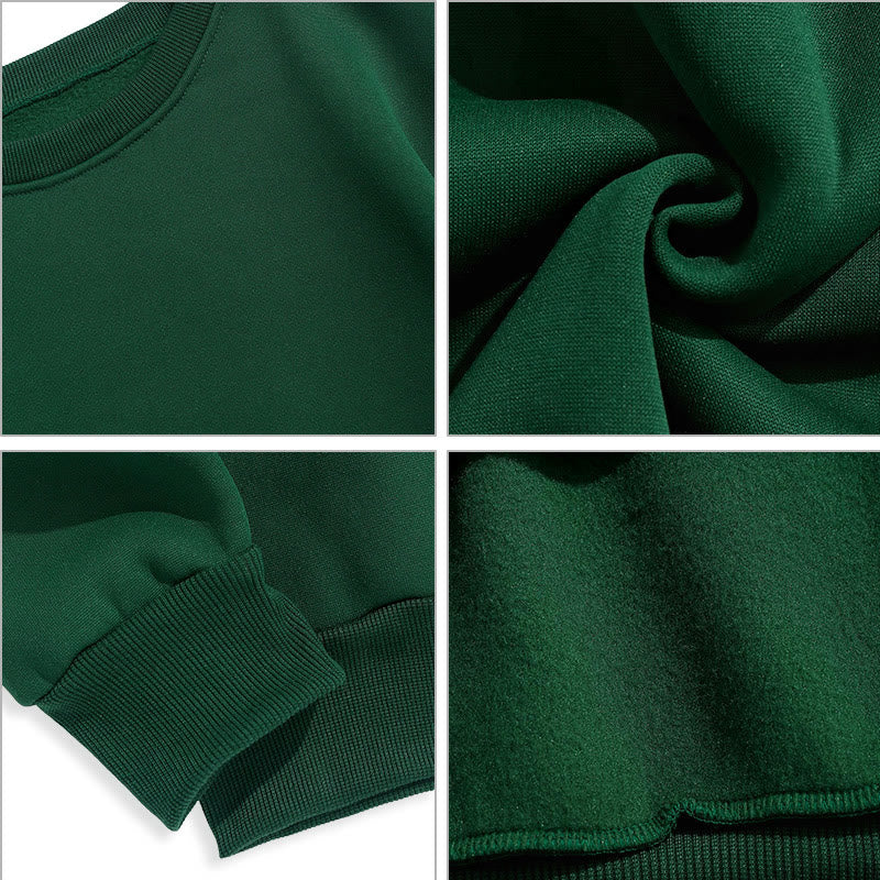 Christianartworkshop Modern Style Prayer Connection To God Fleece Lined Polyester Sweatshirt - image 4