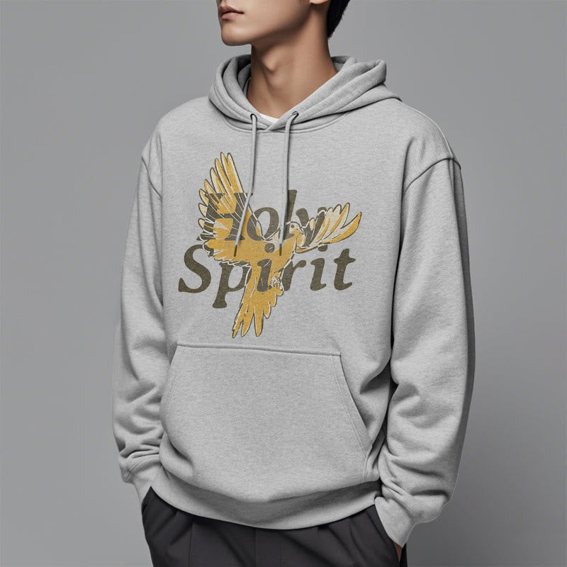 Christianartworkshop Classic Style Holy Spirit Flying Dove Fleece Lined Polyester Hoodie - image 32