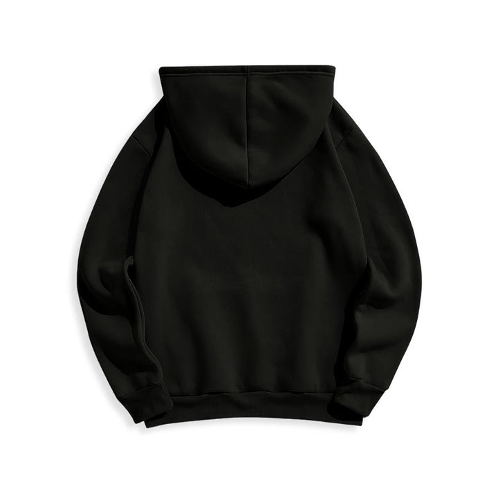 Christianartworkshop Quotation Style Faith Over Fear Lamb Fleece Lined Polyester Hoodie - image 4