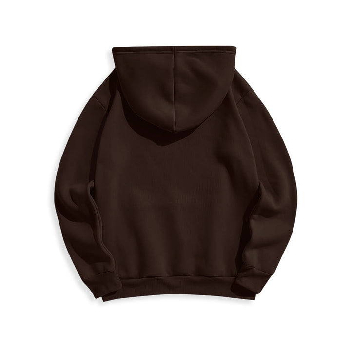 Christianartworkshop Quotation Style Faith Over Fear Lamb Fleece Lined Polyester Hoodie - image 21