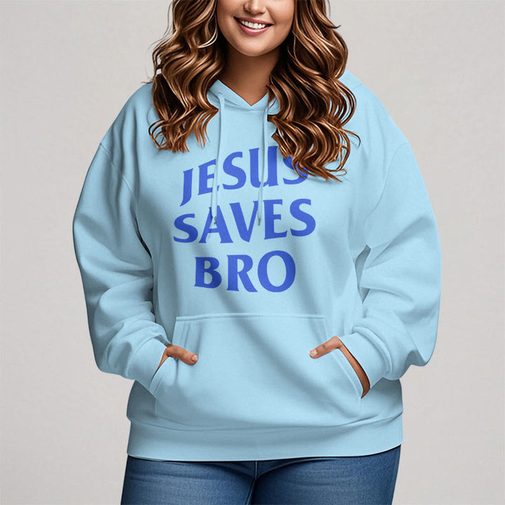 Christianartworkshop Quotation Style Jesus Saves Bro Proud Faith Fleece Lined Polyester Hoodie - image 17