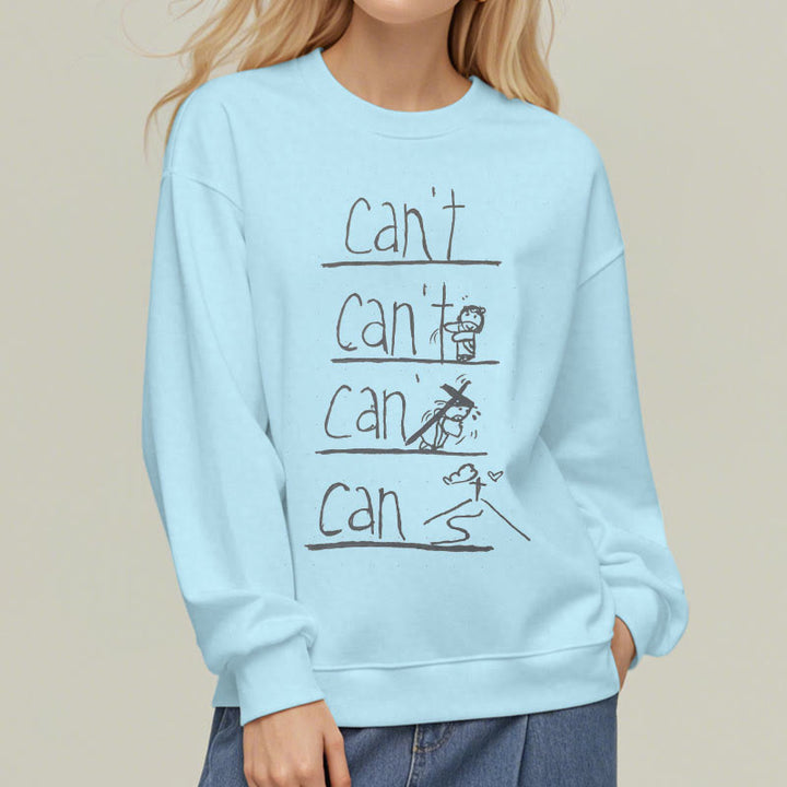 Christianartworkshop Quotation Style Redemption Through Jesus Sacrifice Fleece Lined Polyester Sweatshirt - image 5