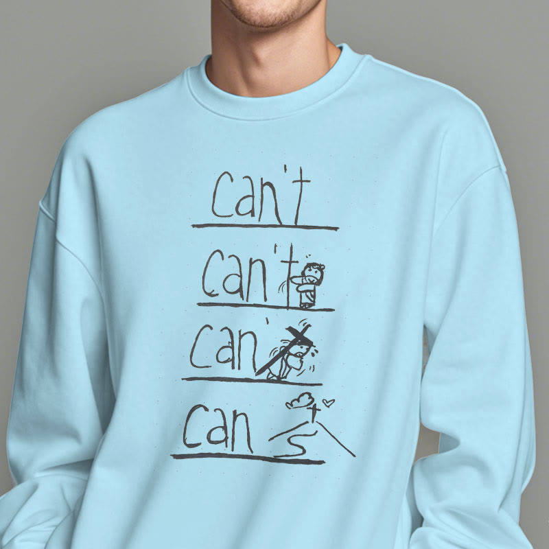 Christianartworkshop Quotation Style Redemption Through Jesus Sacrifice Fleece Lined Polyester Sweatshirt - image 4