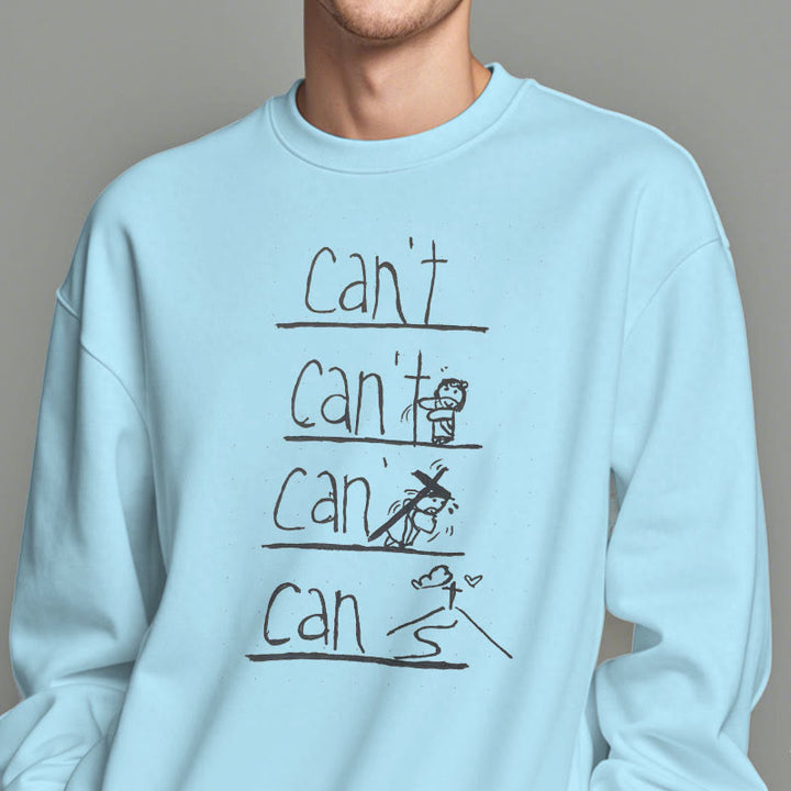 Christianartworkshop Quotation Style Redemption Through Jesus Sacrifice Fleece Lined Polyester Sweatshirt - image 4