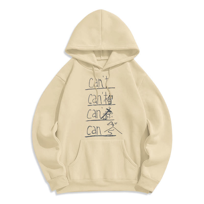 Christianartworkshop Quotation Style Redemption Through Jesus Sacrifice Fleece Lined Polyester Hoodie - Beige - 2XL - image 0