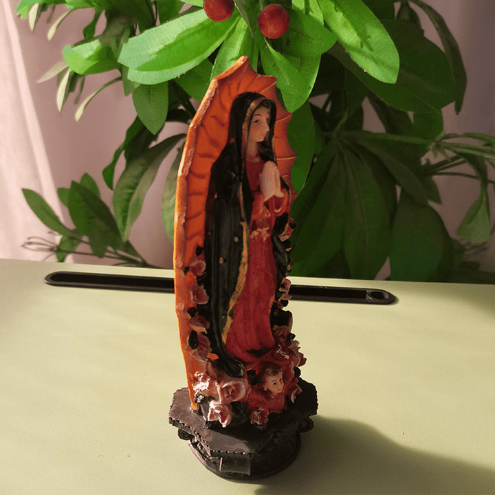 Christianartworkshop Classic Style Crafted Our Lady of Guadalupe Desktop Decorations Ornament - image 2