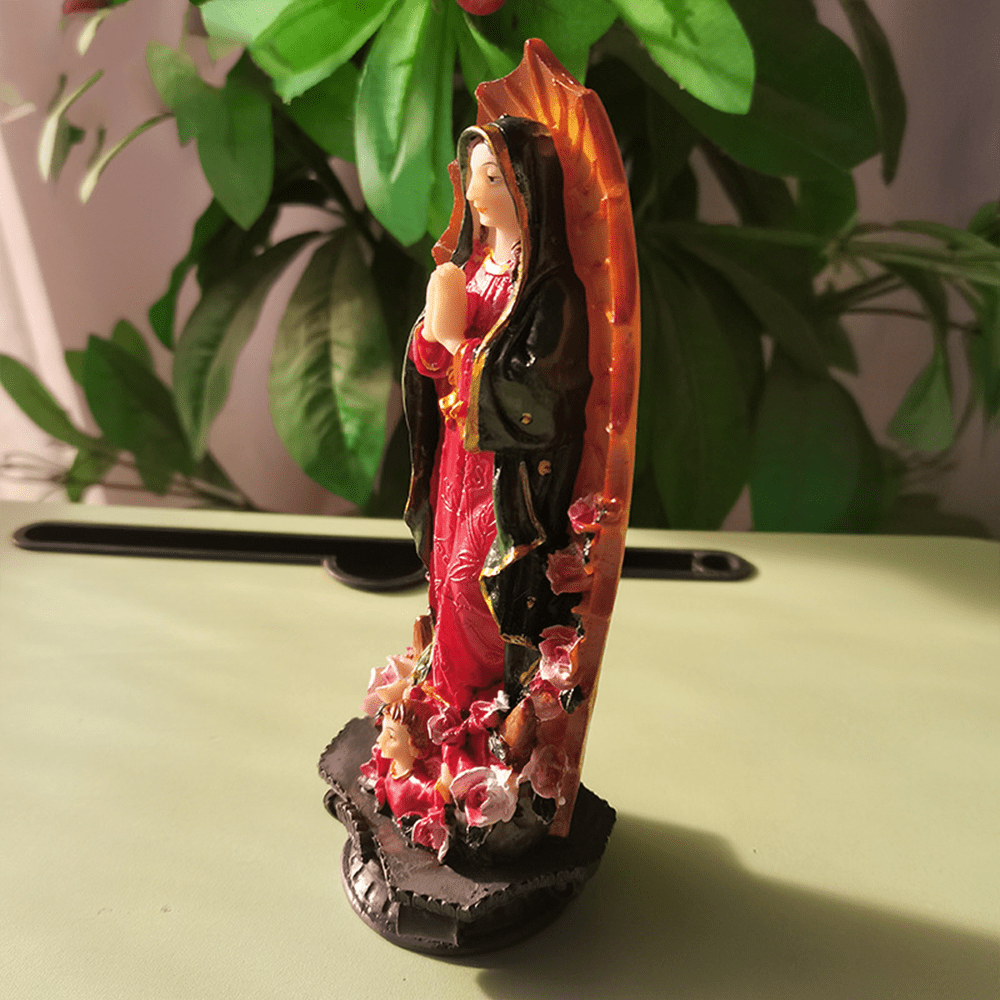 Christianartworkshop Classic Style Crafted Our Lady of Guadalupe Desktop Decorations Ornament - image 1