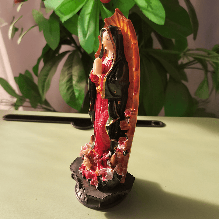 Christianartworkshop Classic Style Crafted Our Lady of Guadalupe Desktop Decorations Ornament - image 1