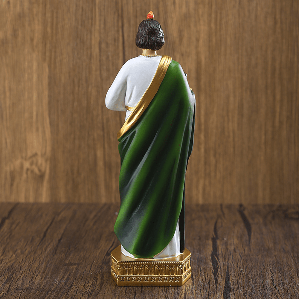 Christianartworkshop St. Jude Resin Statue Patron Saint of Hope and Miracles Desktop Decorations Ornament - image 3