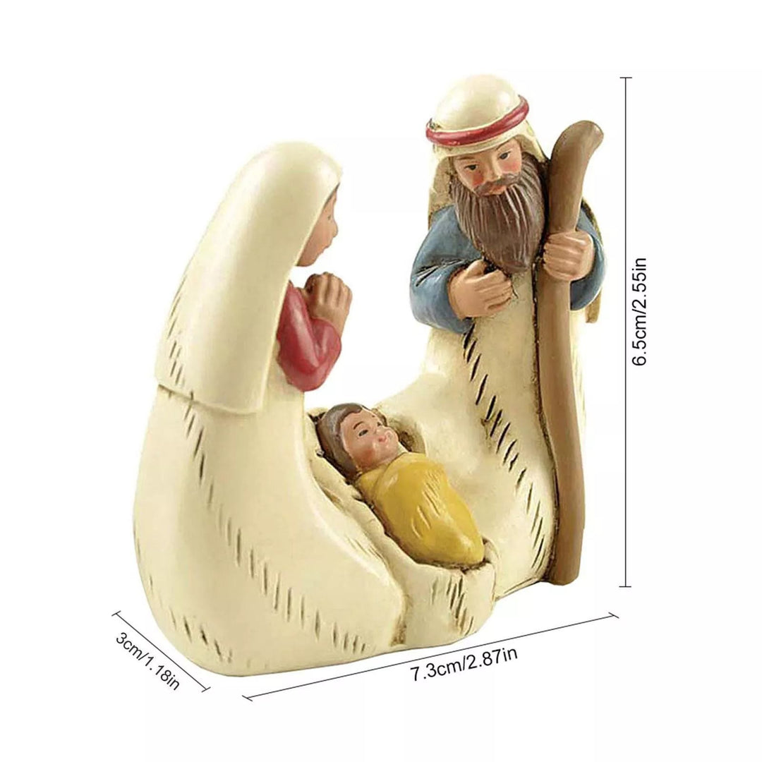 Christianartworkshop Holy Family Nativity Figurine Set Desktop Decorations Ornament - image 6