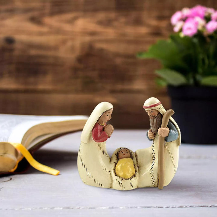 Christianartworkshop Holy Family Nativity Figurine Set Desktop Decorations Ornament - image 2