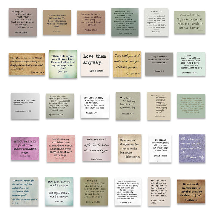 Christianartworkshop Classic Religious Bible Verse Inspiring Quotes Faith Stickers - image 6