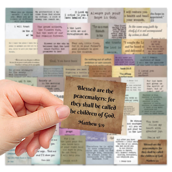 Christianartworkshop Classic Religious Bible Verse Inspiring Quotes Faith Stickers - image 3