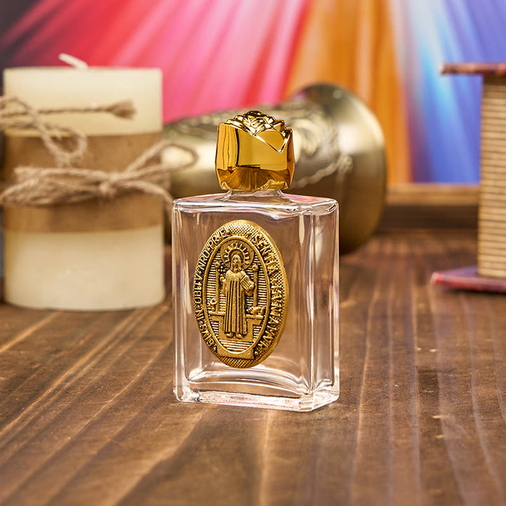 Christianartworkshop Exclusive Crafted St. Benedict Holy Water Bottle - A Vessel of Blessing and Protection - image 5
