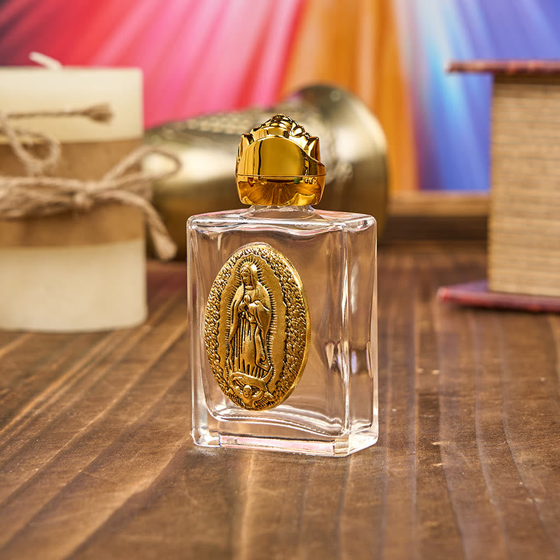 Christianartworkshop Exclusive Crafted Our Lady of Guadalupe Holy Water Bottle - A Vessel of Blessing and Protection - image 5