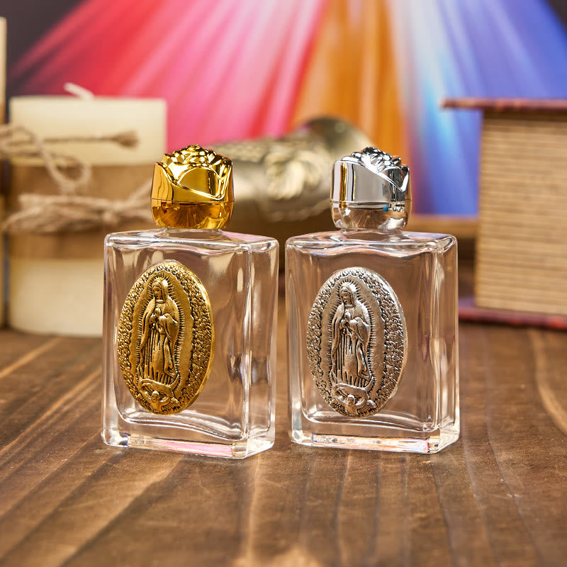 Christianartworkshop Exclusive Crafted Our Lady of Guadalupe Holy Water Bottle - A Vessel of Blessing and Protection - image 3