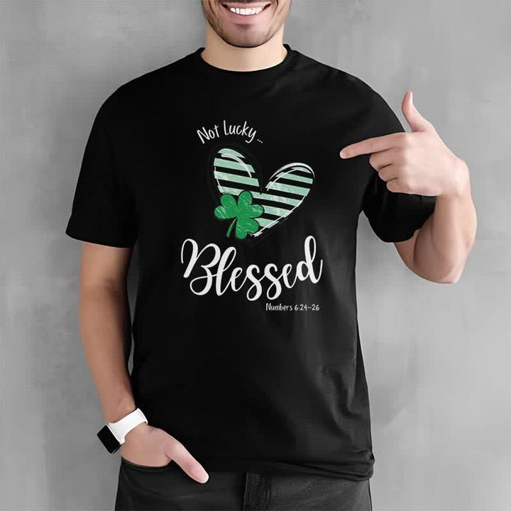 Christianartworkshop Blessed Beyond the Luck of the Irish Faith-Inspired T-Shirt - image 15